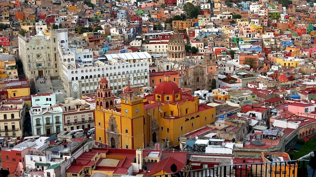 Panoramic View of Guanajuato City