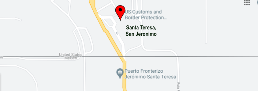 Border Crossings Nuevo Mexico-Chihuahua