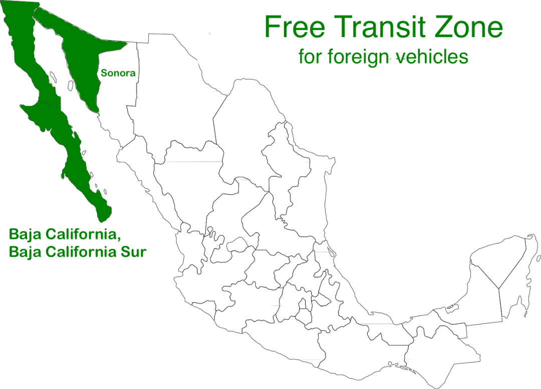 Free Transit Zone in Baja and Sonora Bestmex Blog