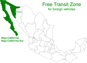 Free Transit Zone in Baja and Sonora