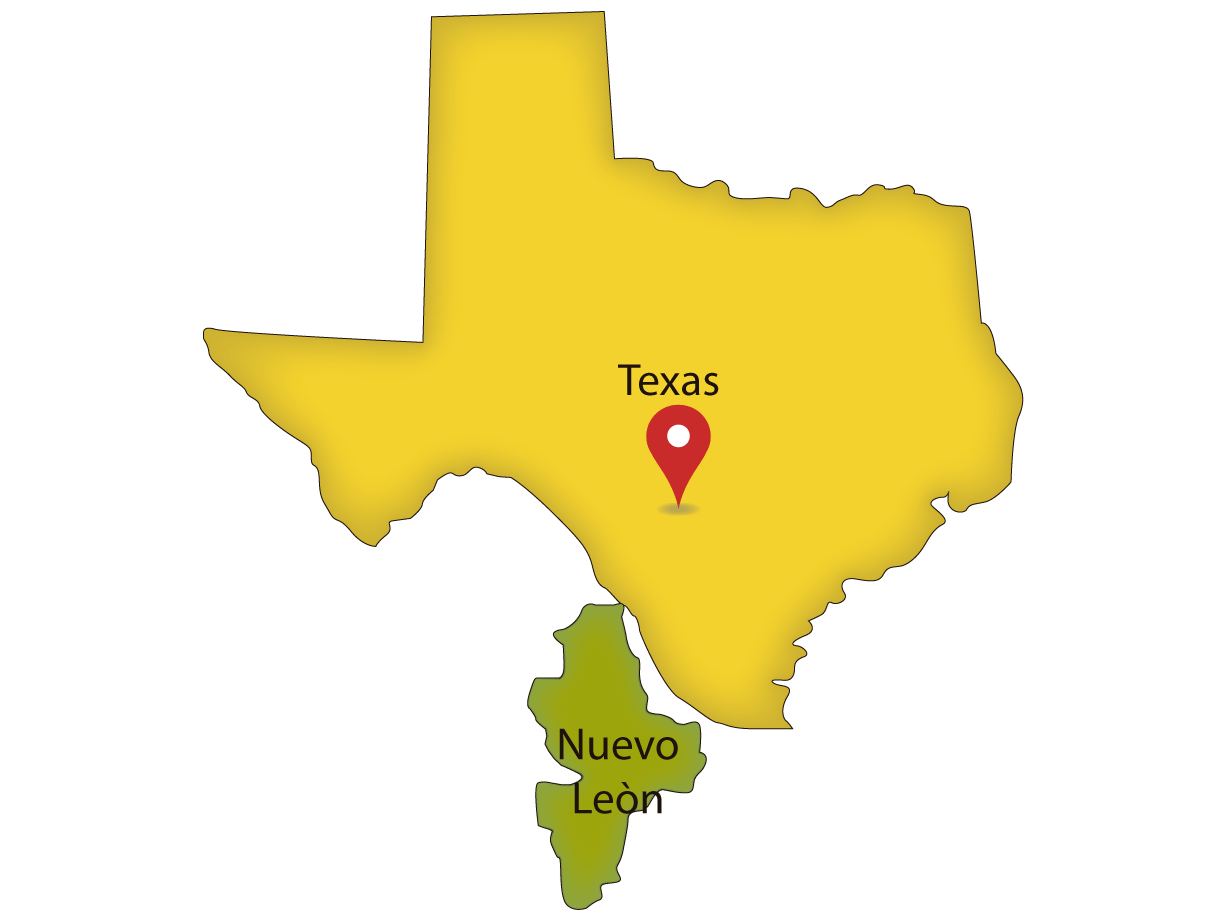 Mapa del Cruce Fronterizo El Paso PDN