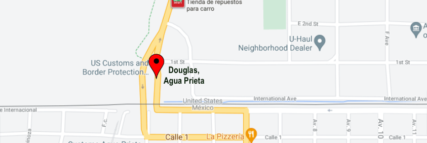 Cruce Fronterizo Douglas, Agua Prieta