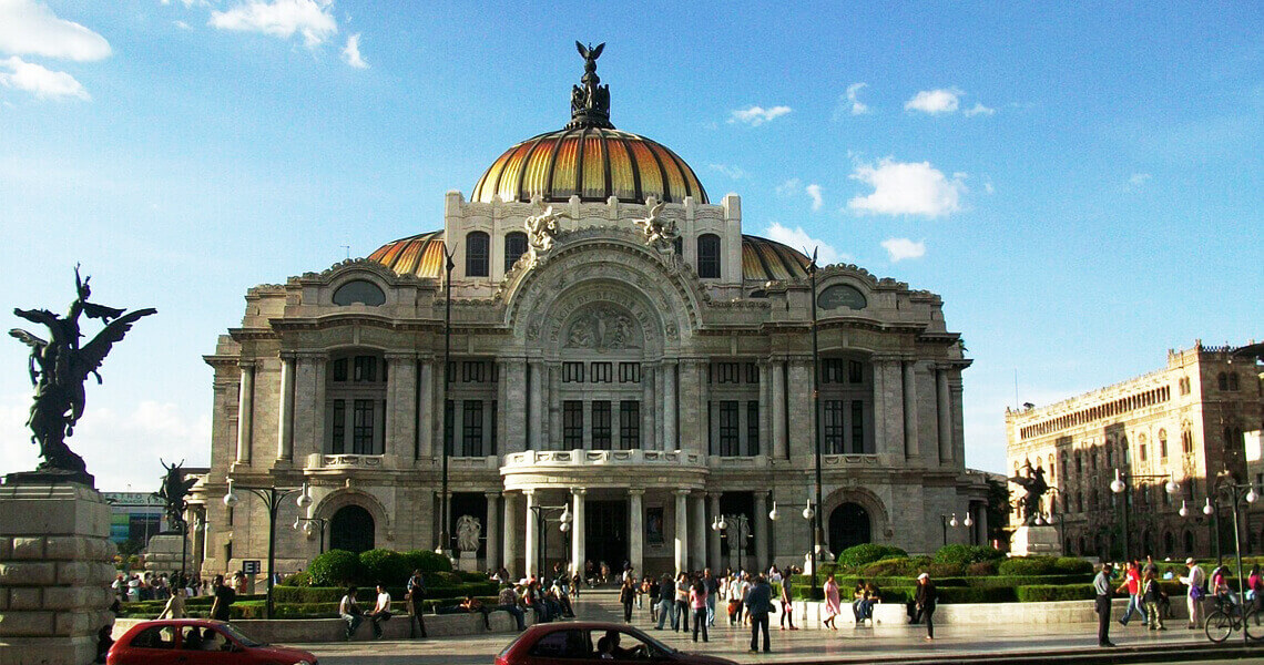 Mexico City at night